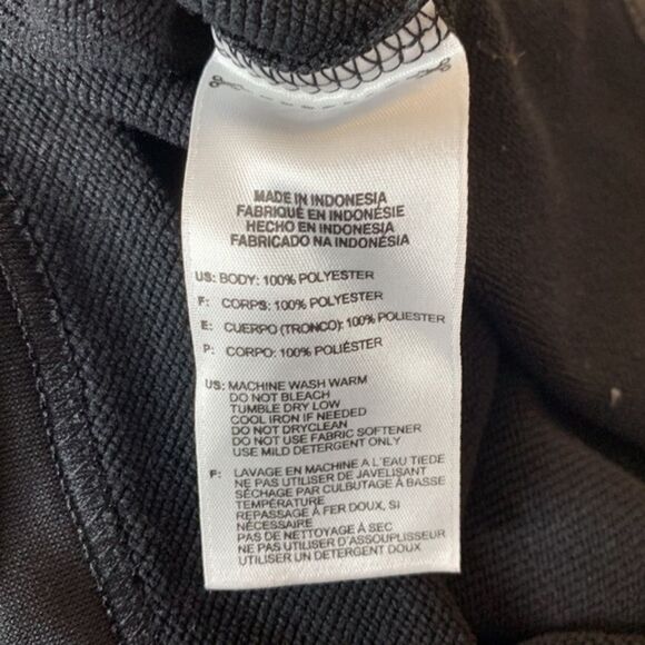 Adidas Black 1/4 Zip Long Sleeve Pullover Size Small - Picture 8 of 15